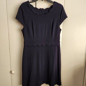 Stitch Fix - 41 Hawthorn Salome Scallop Detail Knit Dress Large